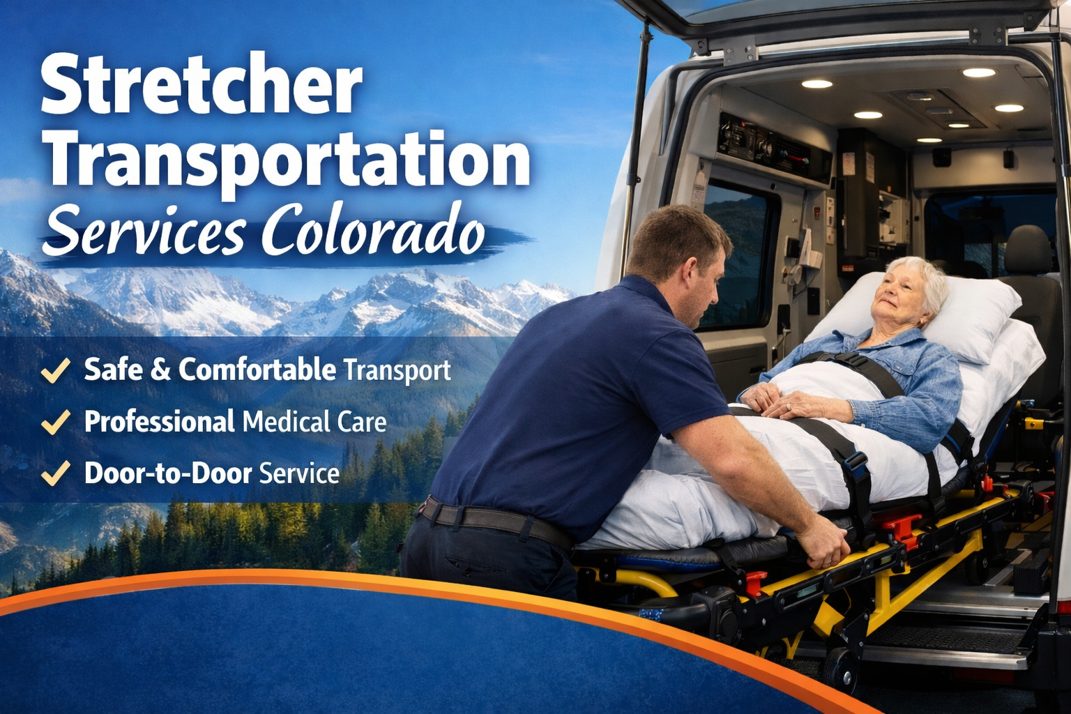 Stretcher transportation services Colorado